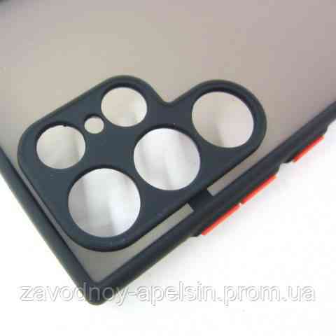 Samsung S23 Ultra S918 Чехол матовый Защита камеры (TPU+PC) Одесса