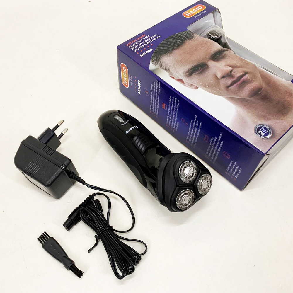 Бритви акумуляторні Magio, Електробритва для бороди, Портативна бритва, Електричне бездротове гоління IM-45 Івано-Франківськ - фото 7
