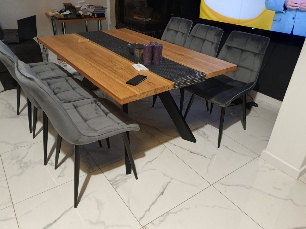 Стілець CHIC VELVET чорний каркас/сірий BL.14 Київ - фото 18