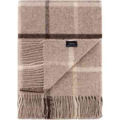 Плед Ardesto Leonardo Alpina 100% шерсть, бежевый 140x200 см (ART0702LM) Винница