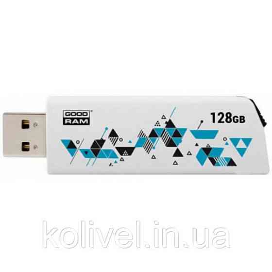 USB Flash GoodRAM 128GB USB 2.0 UCL2 White, Retail (UCL2-1280W0R11) Киев