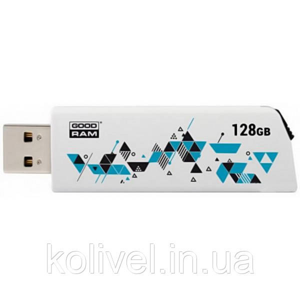 USB Flash GoodRAM 128GB USB 2.0 UCL2 White, Retail (UCL2-1280W0R11) Киев - изображение 2