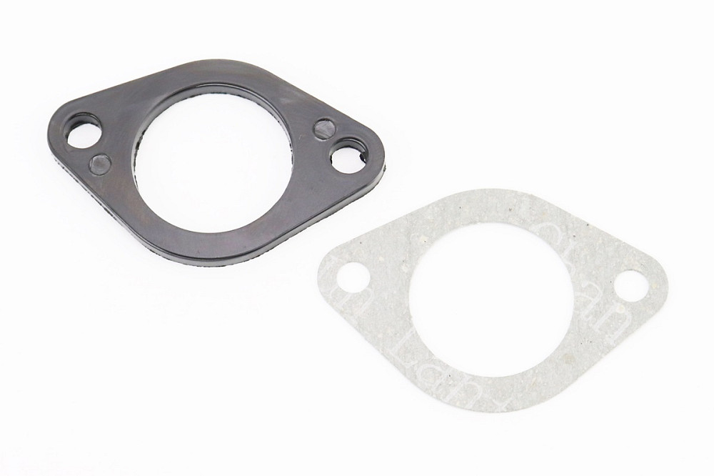 Прокладка патрубка карбюратора к-кт 2шт (пластмаса + пароніт) 28мм Київ - фото 1