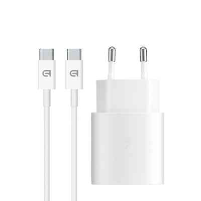 Зарядное устройство Armorstandart AR-TA800W USB-C 25W White + cable USB-C to USB-C (ARM63804) Винница