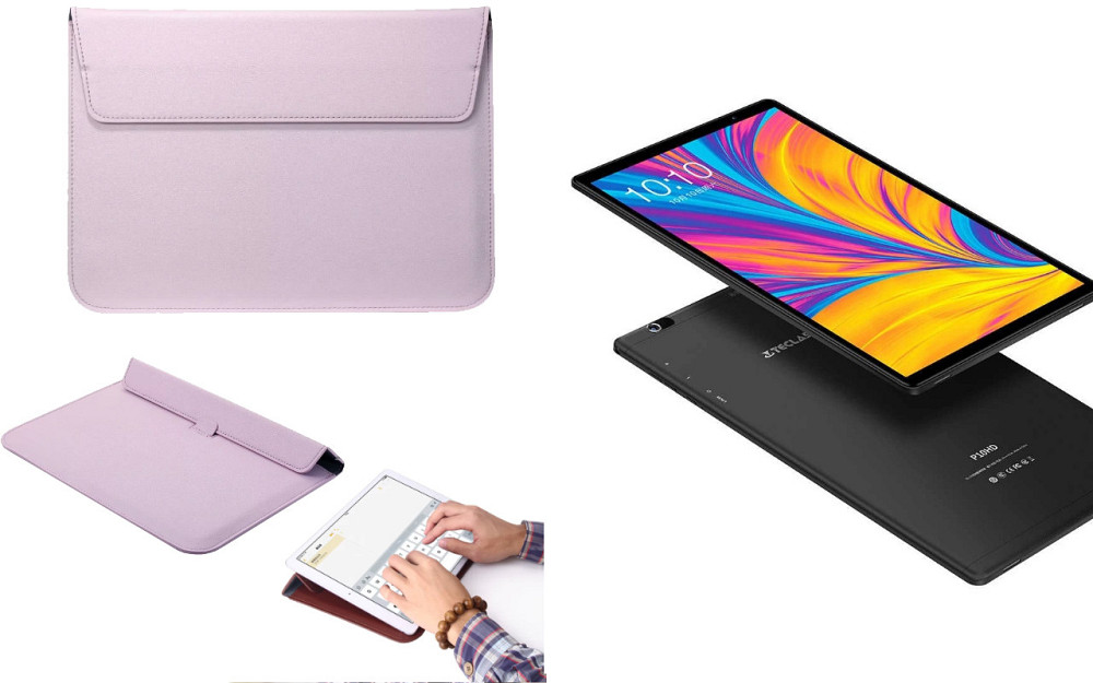 Чехол-конверт VitoCase для Teclast P10HD, с функцией подставки для планшета Фиолетовый Киев - изображение 1