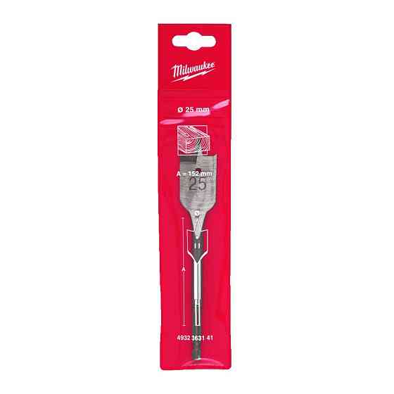 Свердло пір'яне MILWAUKEE, діаметр 25x152 мм Одеса