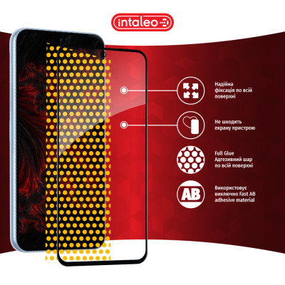 Стекло защитное Intaleo Full Glue Samsung A54 5G Black (1283126559891) Винница - изображение 7