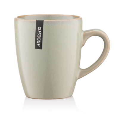 Чашка Ardesto Lecco, 390мл, кераміка, сірий (AR2939LRG) Вінниця - фото 1