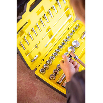 Набор инструментов Stanley FatMax Maxi-Drive торцевых 1/4", 1/2", 81 шт., кейс (FMMT82826-1) Винница - изображение 10