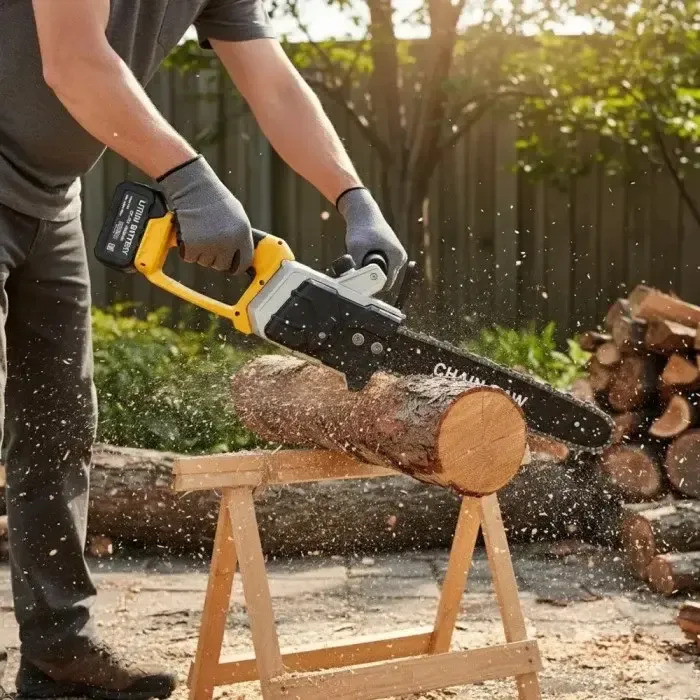 Аккумуляторная цепная пила 18" 2 АКБ 48v Коломия - фото 4