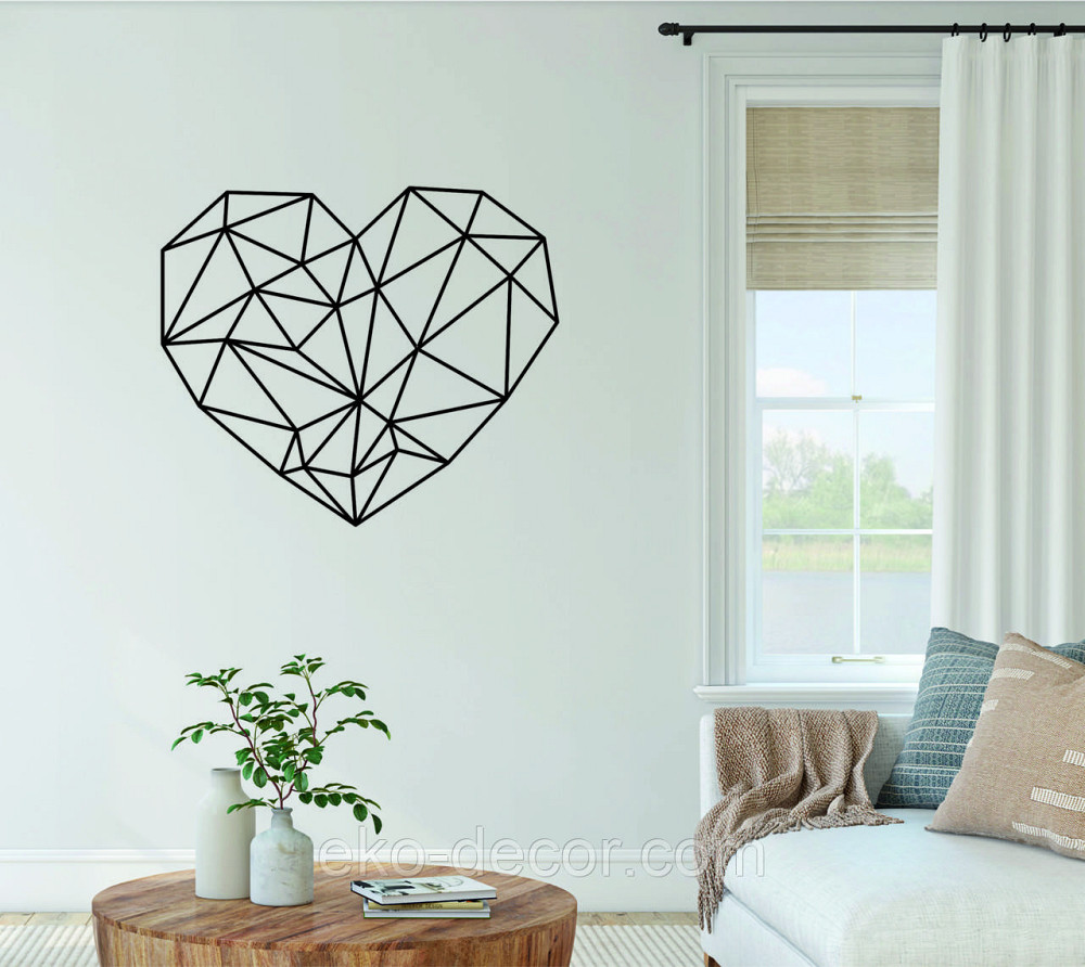 Декоративное настенное Панно «Сердце» Декор на стену Киев - изображение 5