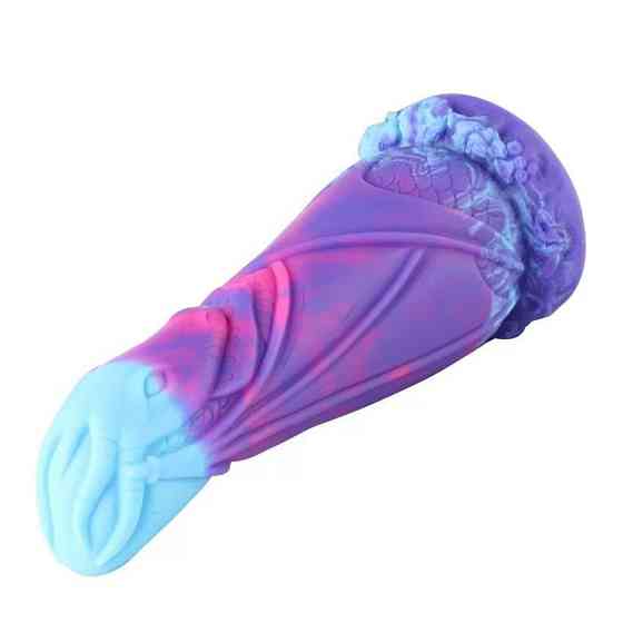 Фалоімітатор для секс-машин Hismith 7.48″ Silicone Dildo HSA139 Monster Series, система KlicLok Sex Aura Київ