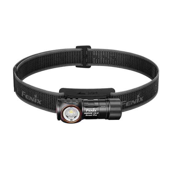 Тактичний налобний ліхтар Fenix Scout Pro (HM50R V2.0) з червоним та зеленим світлом | Лімітована серія Київ