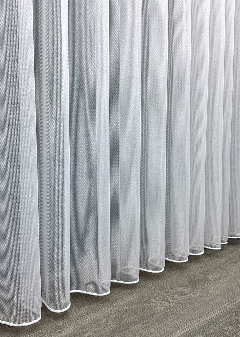 Тюль VR-Textil 1985т Жакард фактурний Білий 300х250 см (42-1145) Київ - фото 8