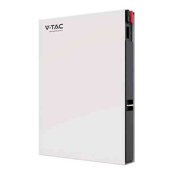 Акумуляторна батарея V-TAC SLIM VT-48160 LiFePO4 51,2V 160Аh 7.64kWh,(100/100A) 600x830x111mm, 80kg Київ