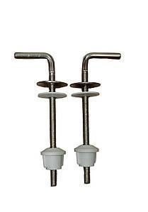 Кріплення для туалетного сидіння нержавійка довге 12 см Харків - фото 1