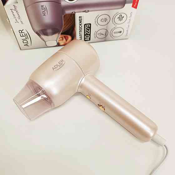 Фен для волос с холодным обдувом Adler, Фен с холодным и теплым режимами Электрофен насадками MO-22 Львов