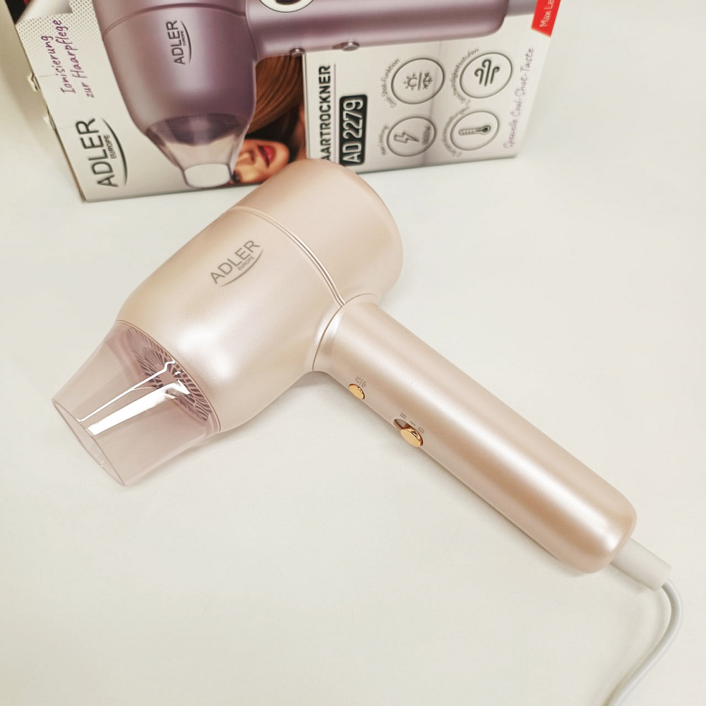 Фен для волос с холодным обдувом Adler, Фен с холодным и теплым режимами Электрофен насадками MO-22 Львов - изображение 4