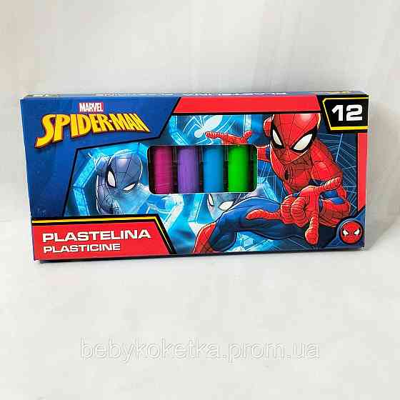 Пластилін Marvel Spider-Man 12шт. Львів