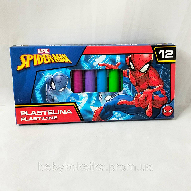 Пластилін Marvel Spider-Man 12шт. Львів - фото 1