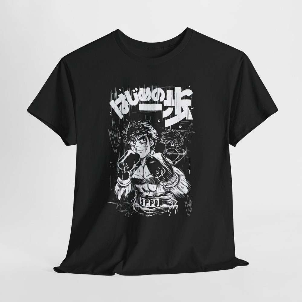 Футболка аниме Хаджиме Но Іппо Камогава оверсайз (S/M/L) Черний AnimeJ0648 Днепр - изображение 5