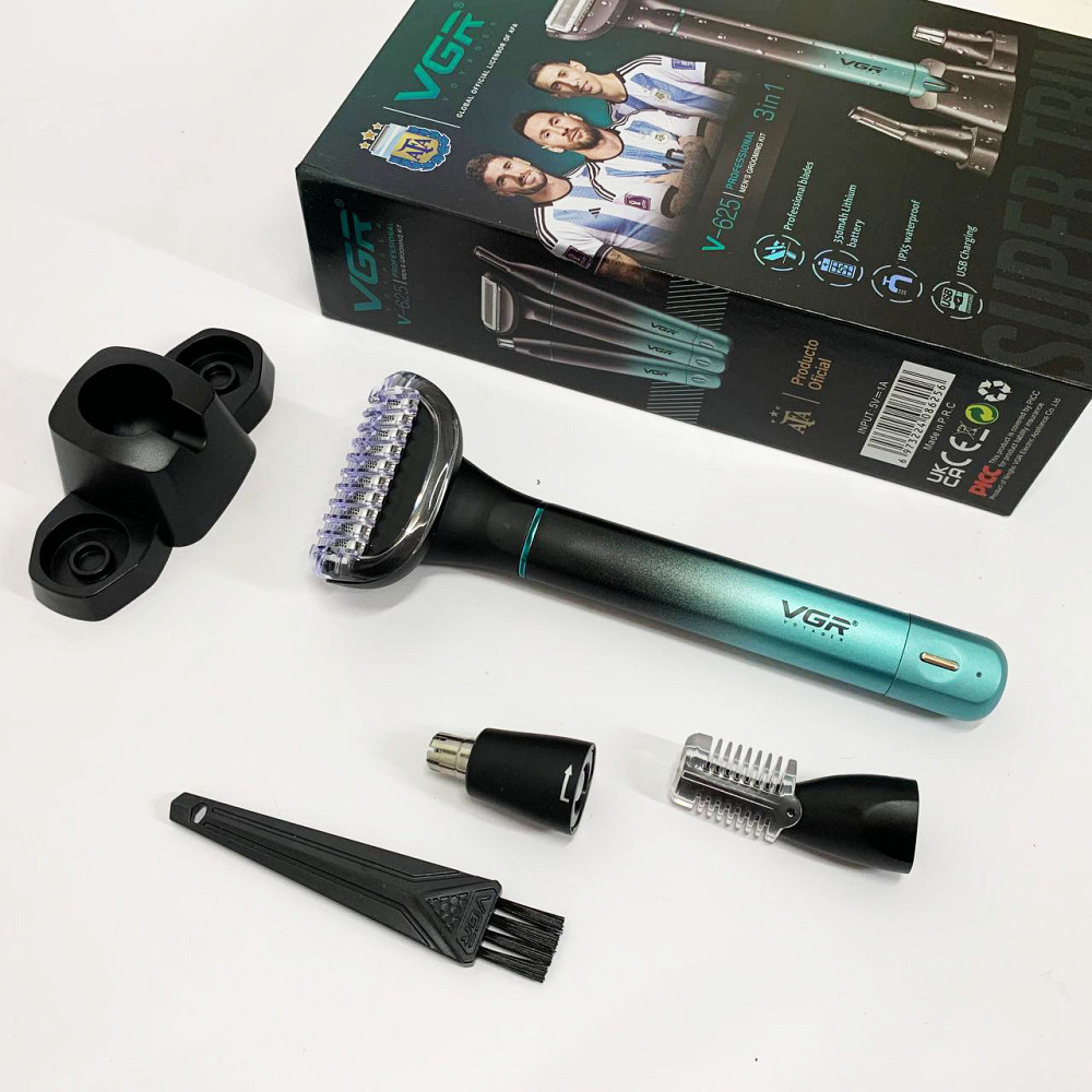 Электрическая мужская бритва для бороды VGR V-625, Профессиональная электробритва для дома XO-11 Львов - изображение 14