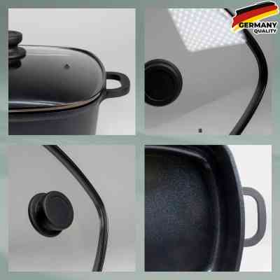 Сотейник Kela Atura з кришкою 28х28 см, 6 л (15166) Вінниця