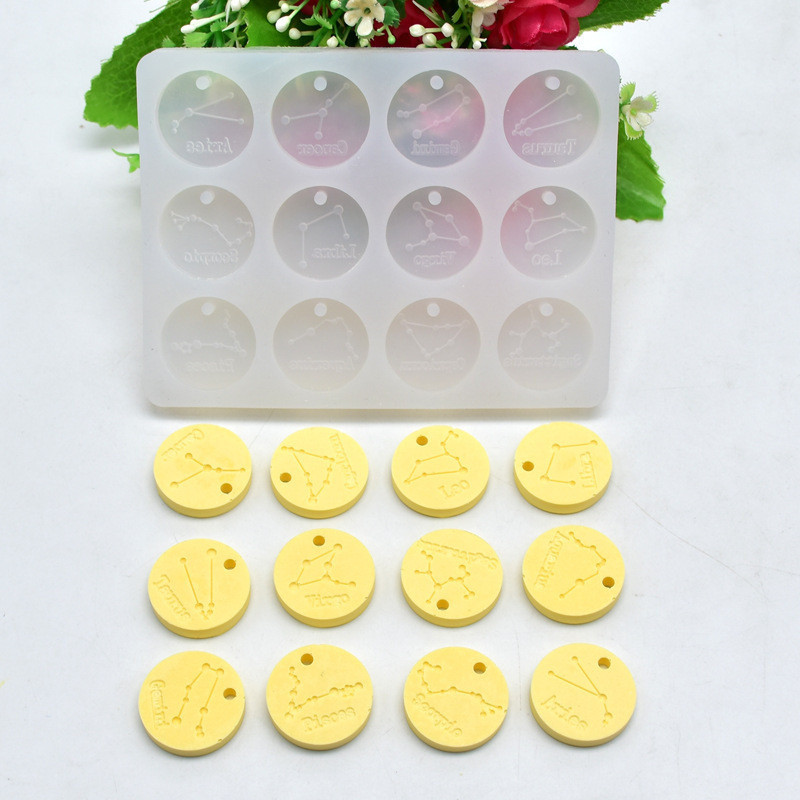 Молд силиконовый Знаки зодиака 115 на 90 мм серый Киев - изображение 4