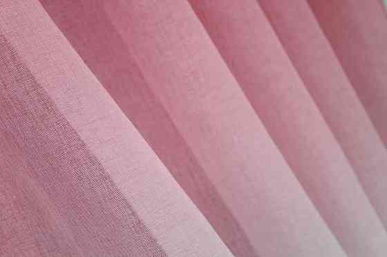 Тюль VR-Textil 579т Розтяжка "Омбре" на батисті (під льон) з обтяжувачем Марсала з білим 300х250 см (42-0857) Київ