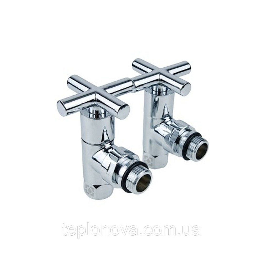 Кран угловой для полотенцесушителей Raftec Premium 1/2x1/2 Chrome, 2шт. Черновцы - изображение 2