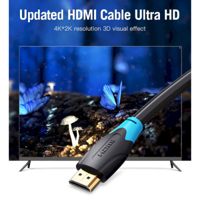 Кабель HDMI M - M, 2.0 м, V2.0, 4K 30Гц, PVC Vention Винница - изображение 8
