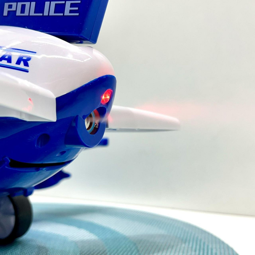 Літак вантажний звук підсвічування парогенератор інерція гумові колеса масштаб 1:64 Синій (660 A-311) Чернігів - фото 9