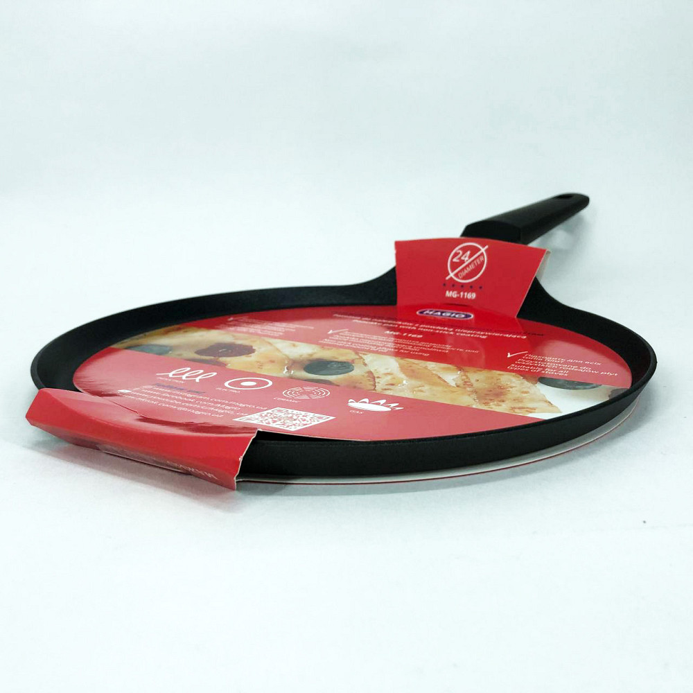 Сковородка для блинов антипригарная MAGIO MG-1169 24 см, Кухонная блинная сковородка YK-63 Львов - изображение 8