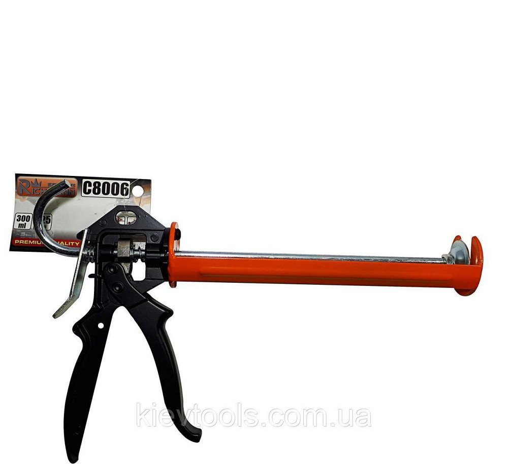 Пістолет для герметика C 8006 Richman посилений з одинарним штоком 225 мм 300 мл Коломыя - изображение 3