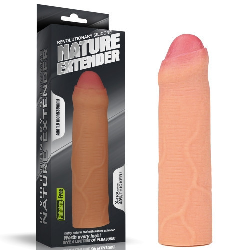 Насадка на член - Revolutionary Silicone Nature Extender Add 1.5