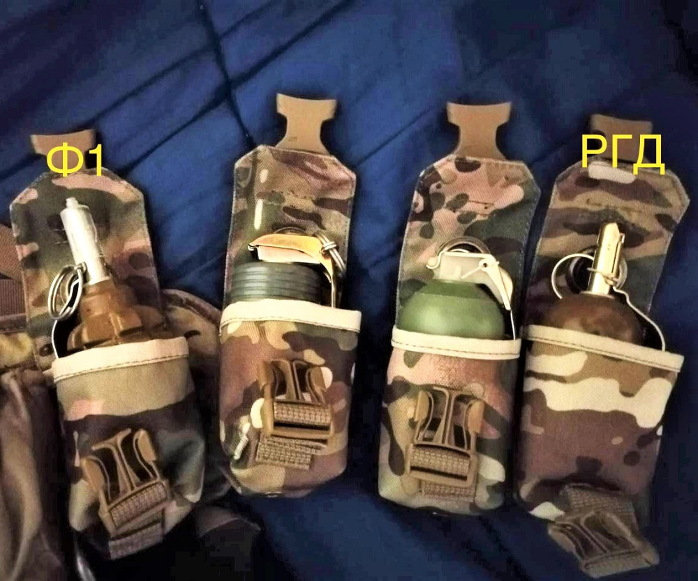 Підсумок під гранату IRR Cordura 500D Піксель MM-14 (olive) Molle Запоріжжя - фото 7