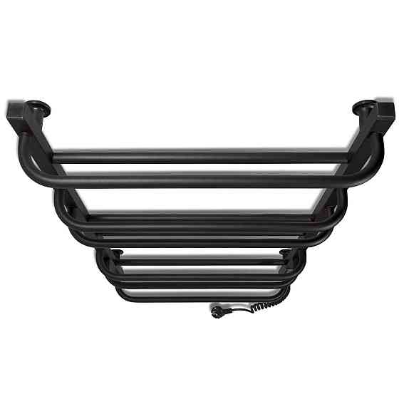 Електричний полотенцесушитель Laris Зебра Комфорт ЧК10 500Х900 Е чорна Київ