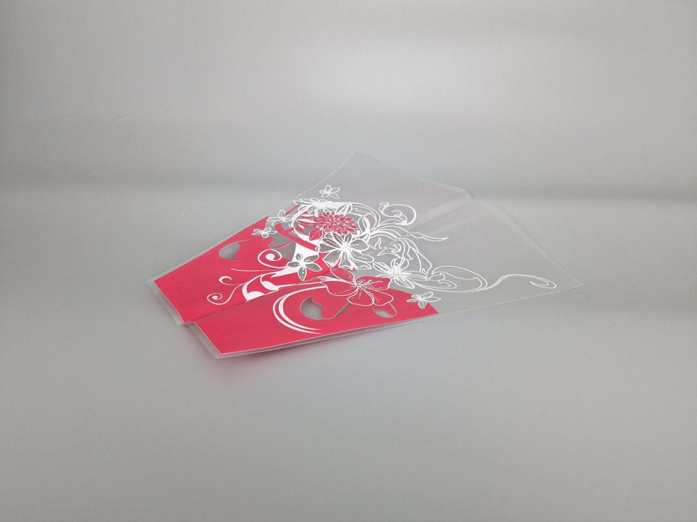 Упаковка конус под цветы h35/13низ/35верх красный (100 шт) 153 (3) (100 шт) Харьков - изображение 1