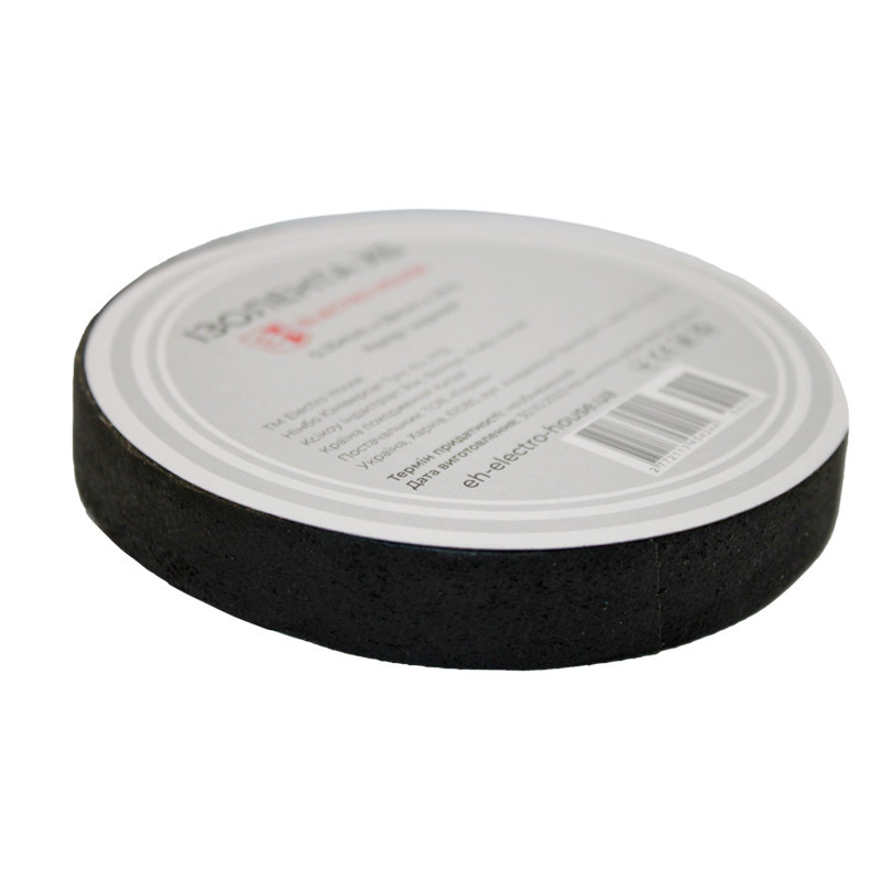 Ізоляційна стрічка бавовняна 20 м, чорний Дніпро - фото 3