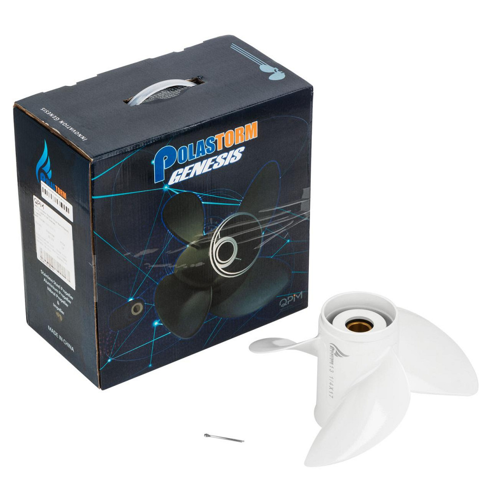 Винт POLARIS Yamaha ALU 3X13 1/4X17 Propeller for Yamaha D 50-130HP YANTA Черкассы - изображение 3