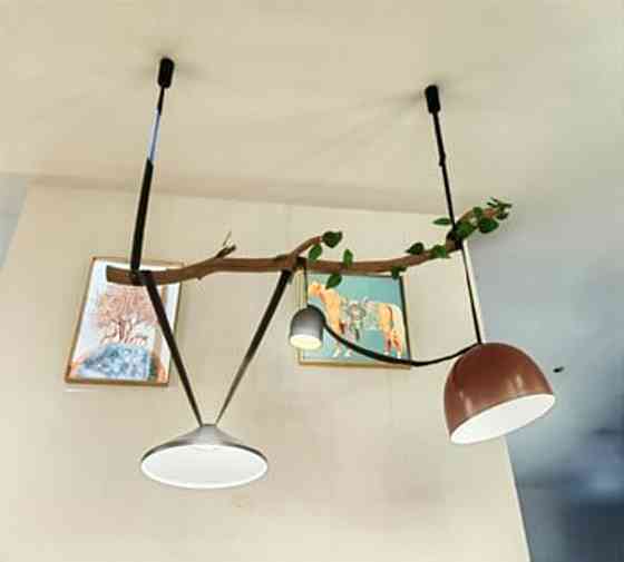 Дизайнерські підвісні треки - трансформери Коричневий VALESO Композиція-5 Коломия