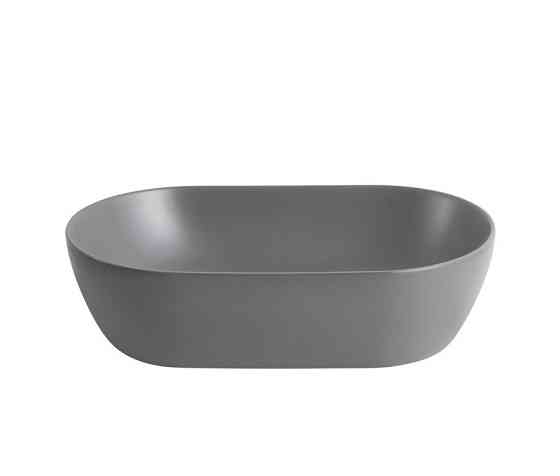 Раковина накладна Mixxus Premium ELLIPSE-0109 GRAY 500x300x140mm   ( MP6653 ) 32826 Харьков