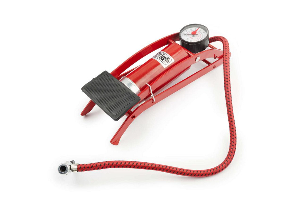 Насос однопоршневий ножний (з манометром на 7кг/см2) GS Мукачево - фото 1