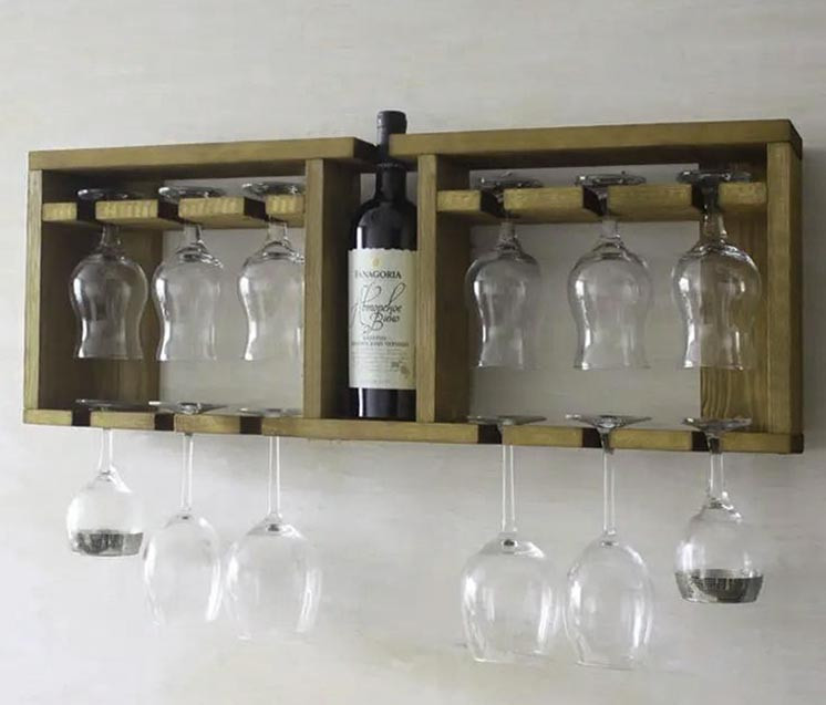 Полиця для келихів "Нейпл" мускат Миколаїв - фото 1