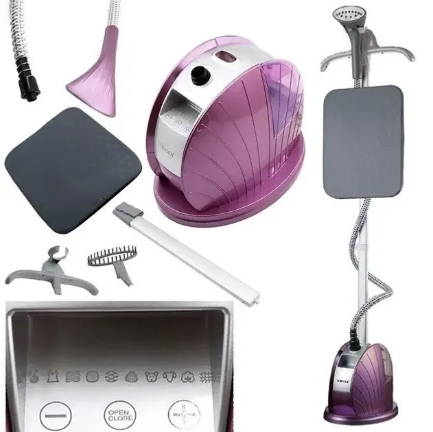 Напольный Вертикальный Отпариватель Domotec/RAF R-3036 1800W резервуар 2.3 л 12 режимов Одеса - фото 2