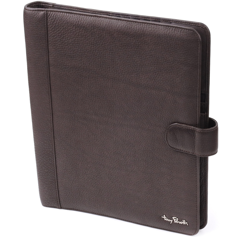 Органайзер из зернистой натуральной кожи Коричневый (Tony Perotti) Киев - изображение 4