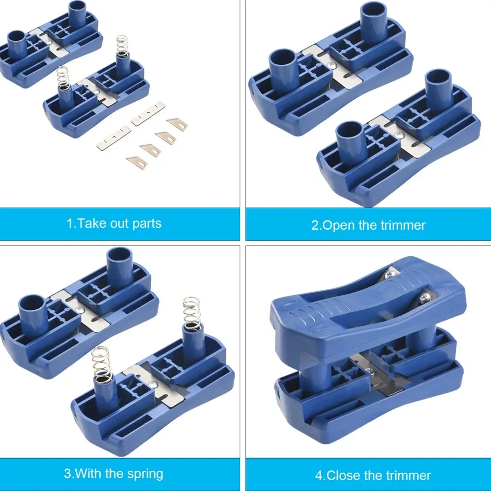 Ручний обробник кромки для дерева з двома лезами Київ - фото 7