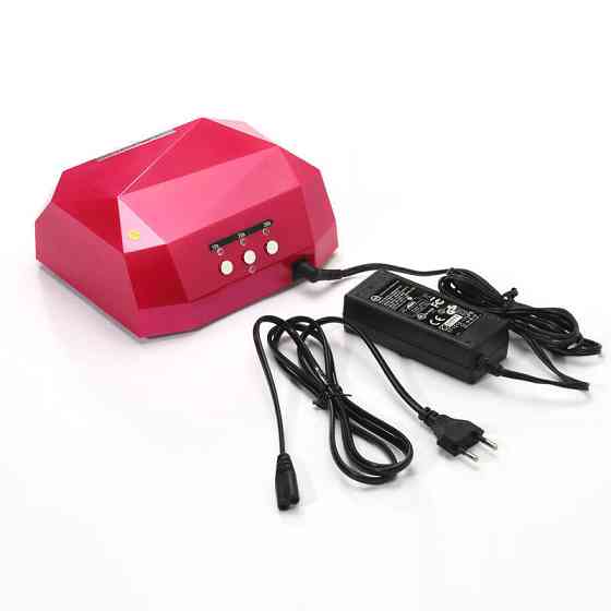 SUN Diamond гибридная светодиодная лампа UV/LED 36 W для ГЕЛЯ и ГЕЛЬ-ЛАКА многогранник , сенсор. Разные цвета Киев