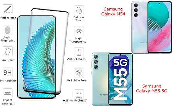 Захисне скло HyperGlass Pro для Samsung Galaxy M54, Galaxy M55 5G – максимальна чутливість та захист Київ