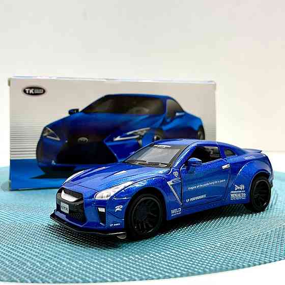 Машинка TK Union Auto Expert Nissan GTR металева світло/звук/інерційна Синя (38071) Чернігів